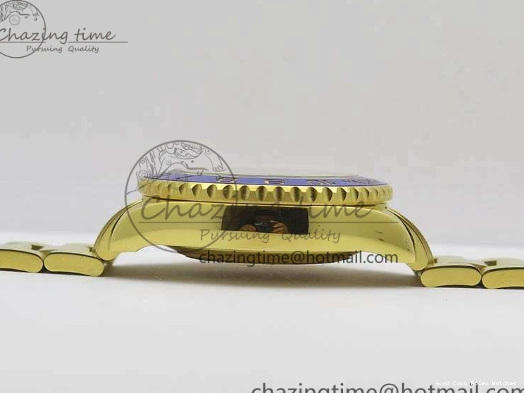 Best AAA Replica Sites Edition 3577 Bracelet II YG On YachtMaster YG Cozy 116688 Ceramic Bezel Best A White 1:1 Blue Dial JF 1224